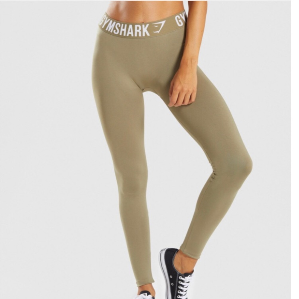 Gymshark FIT leggings olive green Small
